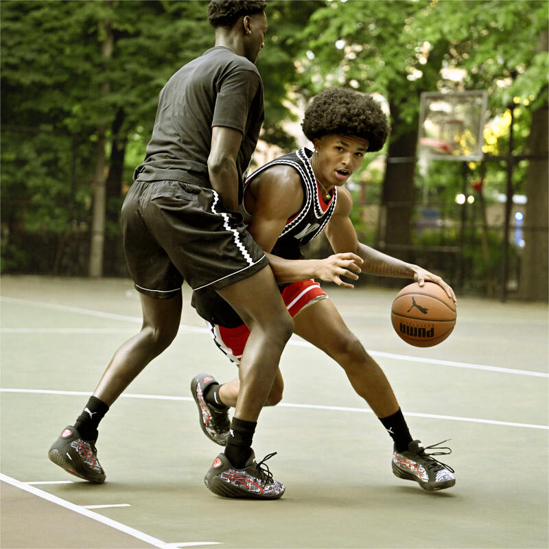 All-Pro NITRO™ Media Day basketbalschoenen PUMA Black White For All Time Red