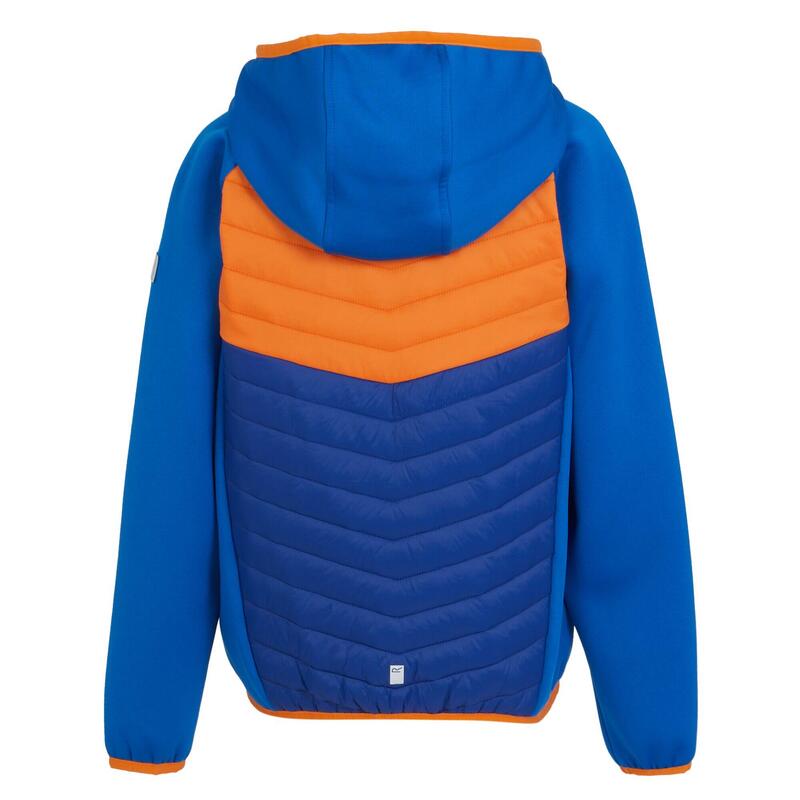 Veste Hybride KIELDER Enfant (Bleu Oxford / Orange Kaki)