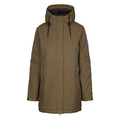 Giacca Impermeabile Donna Trespass Wilma Verde Oliva Scuro