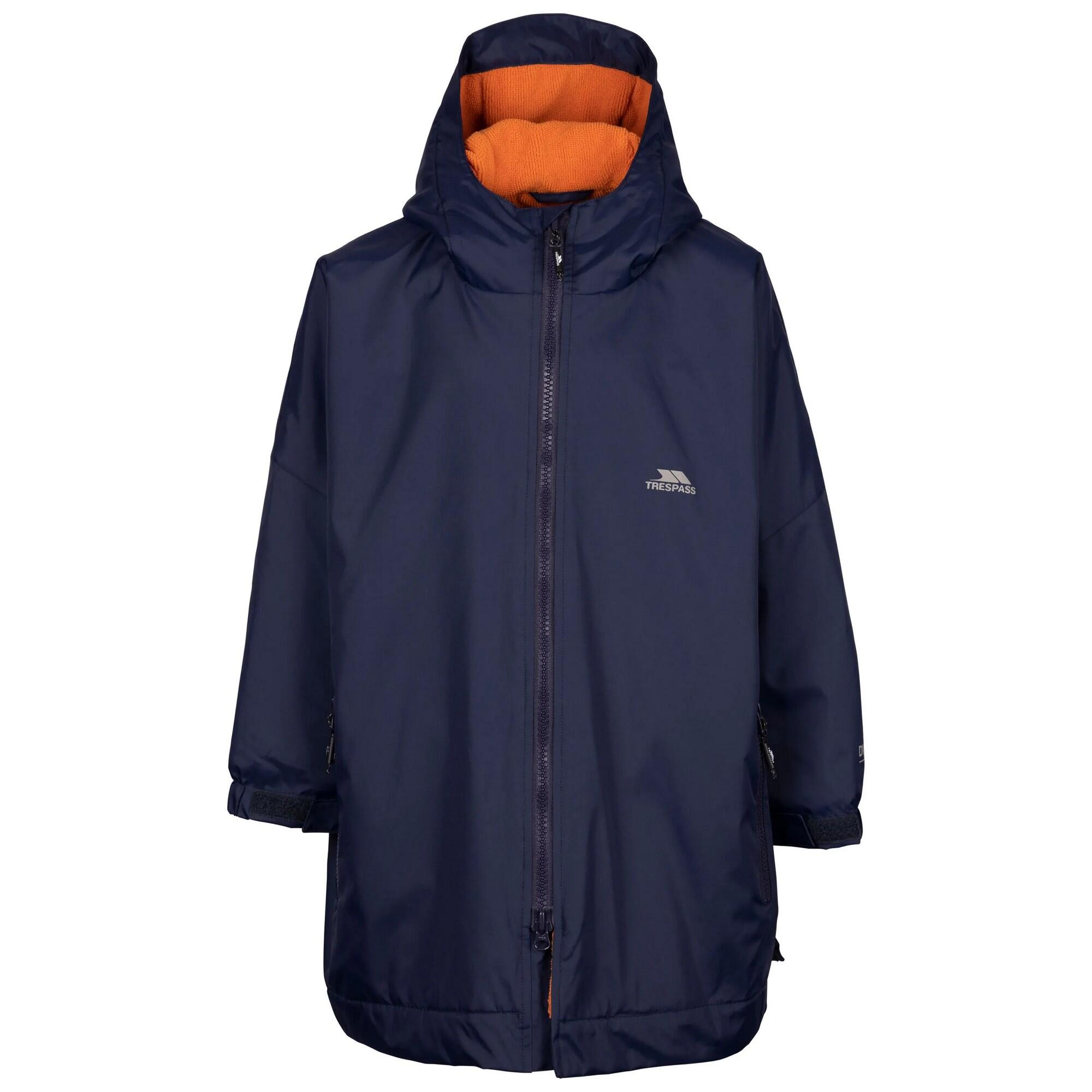 Children's waterproof jacket (Navy)