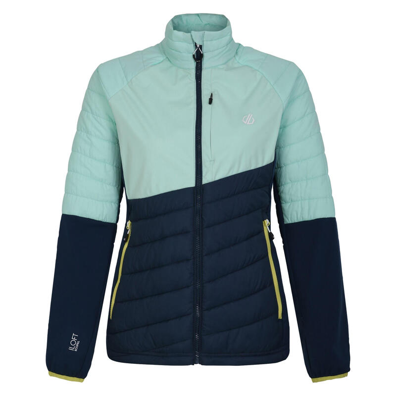 Veste hybride LEXAN Femme (Vert menthe / Denim sombre)