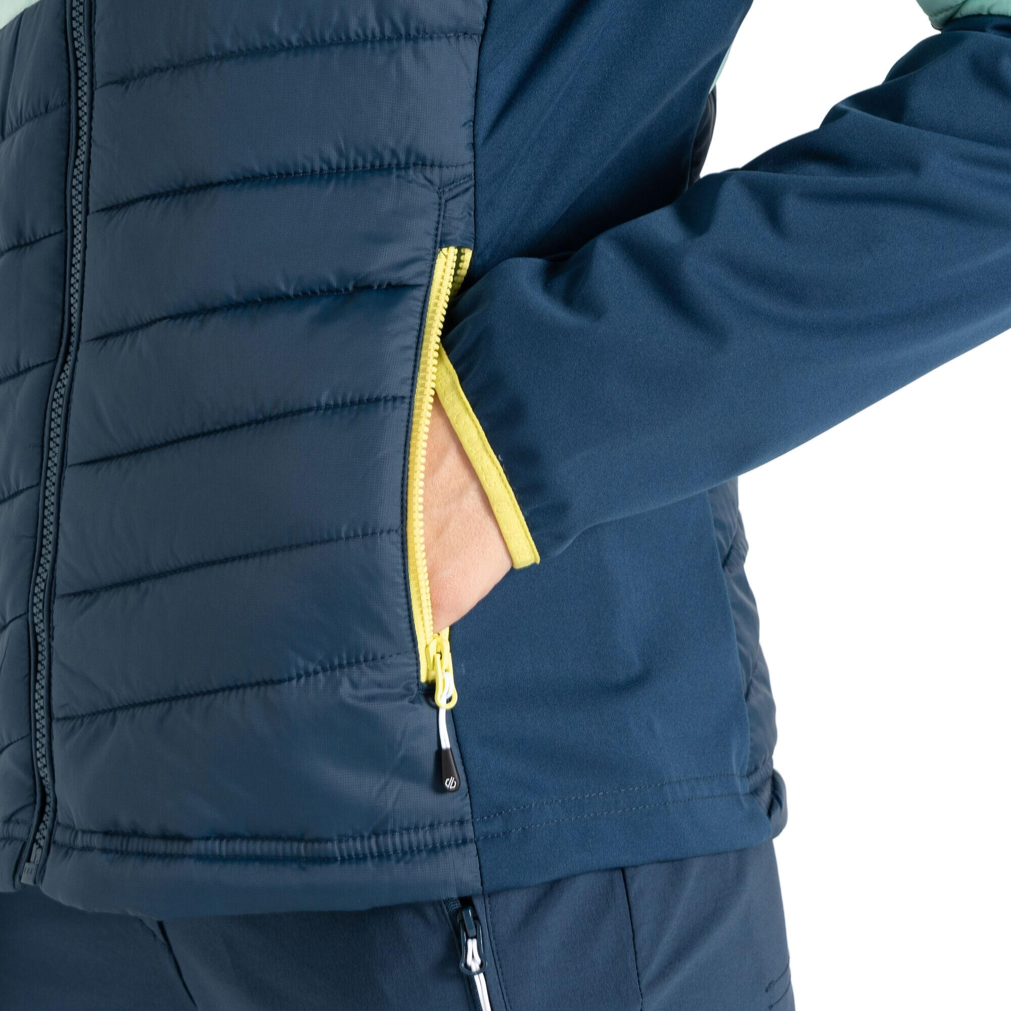 Veste Hybride LEXAN Femme (Vert Menthe / Denim Sombre) 4/5