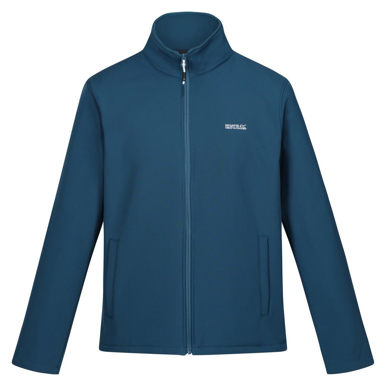 Casaco Soft Shell CortaVento Cera V Homem Azul Marroquino / Lima Cidra