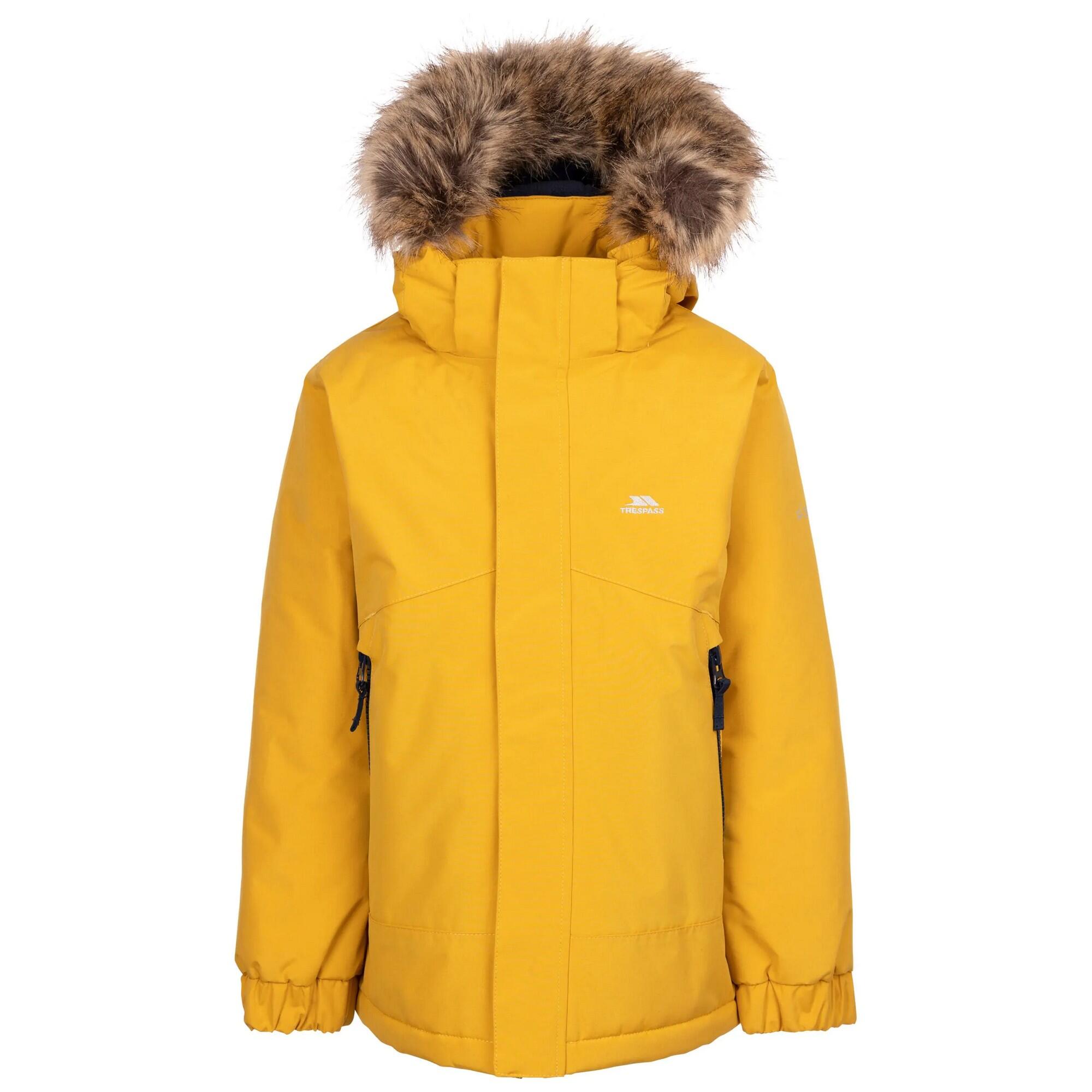 WYALD Children's waterproof jacket (Dark yellow)