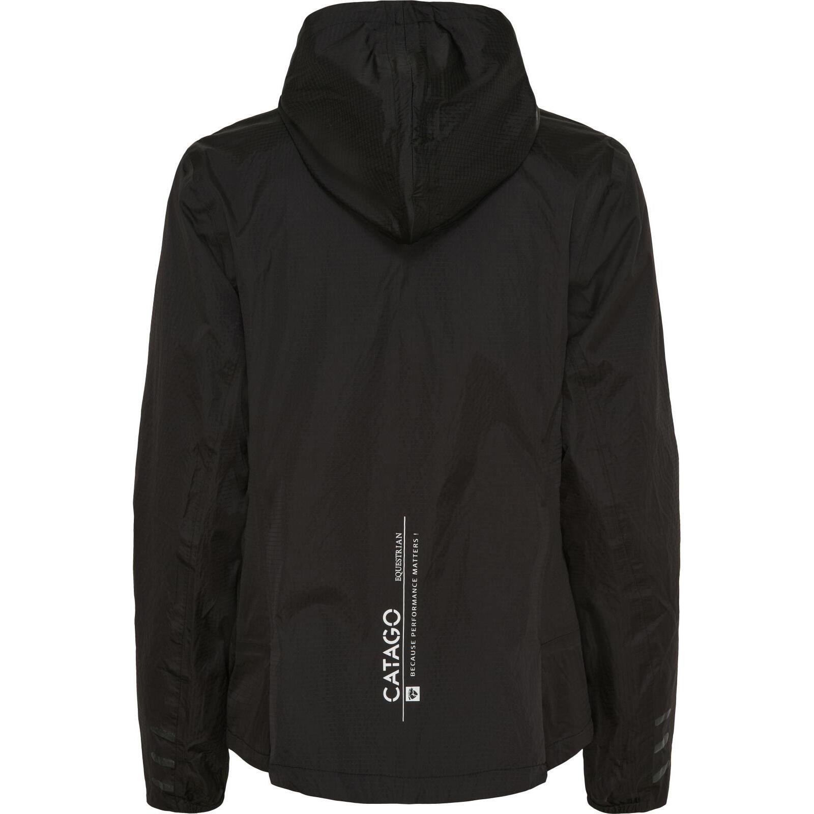 Chaqueta impermeable de equitación con capucha Catago Noel 2/7