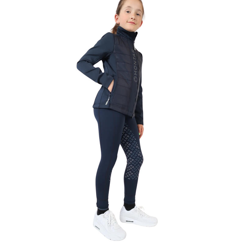 Legging équitation full grip fille Montar Selena