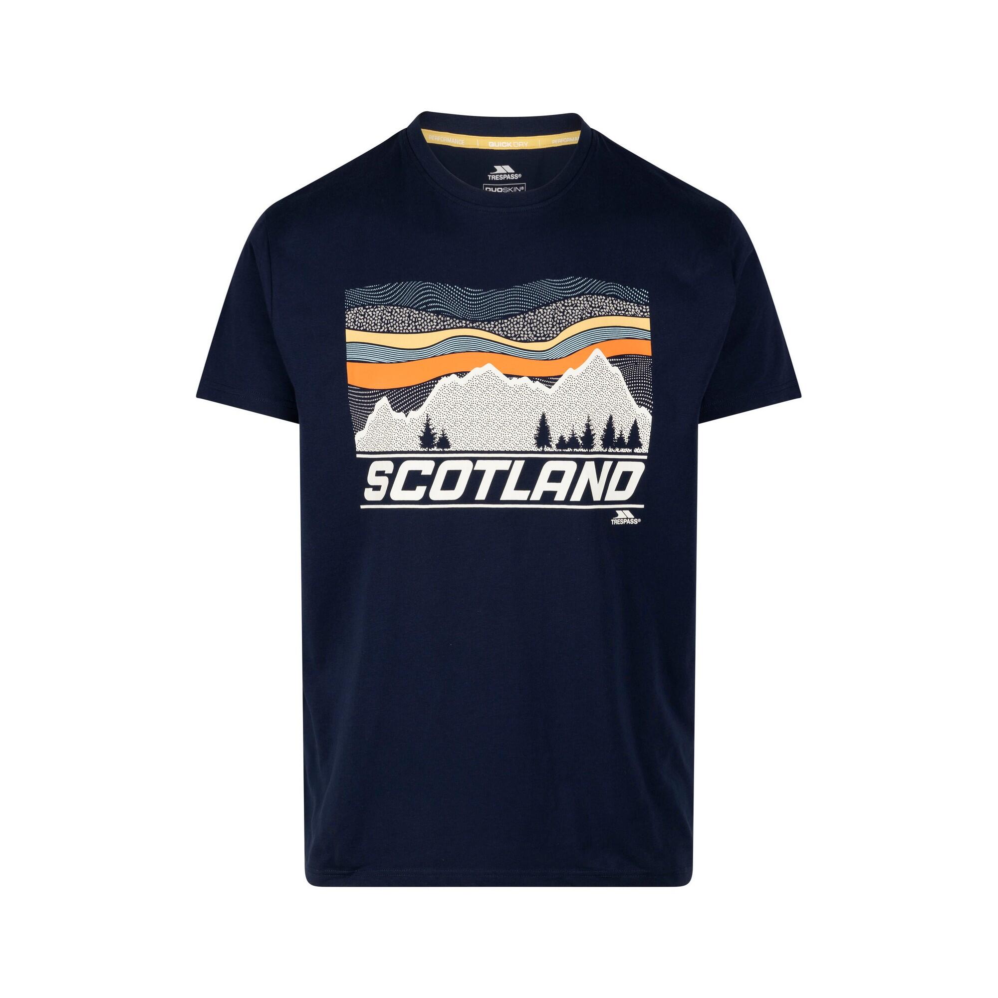 TRESPASS Maglietta Stampato Uomo Trespass Peri Blu Navy