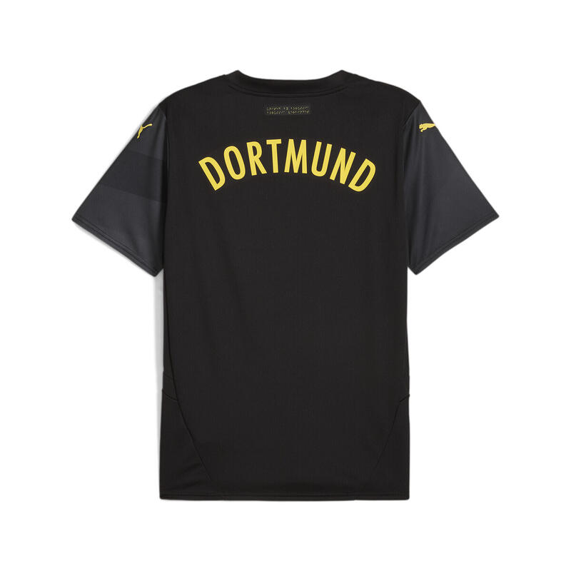 Borussia Dortmund 24/25 uitshirt voor heren PUMA Black Faster Yellow