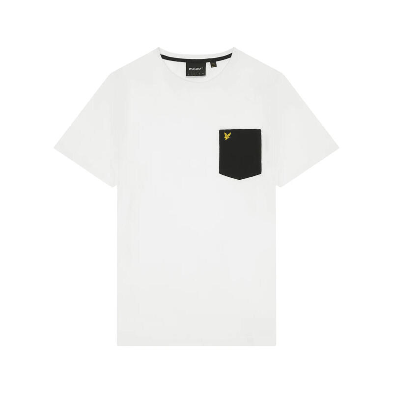 Tshirt Homme (Blanc / Noir vif)