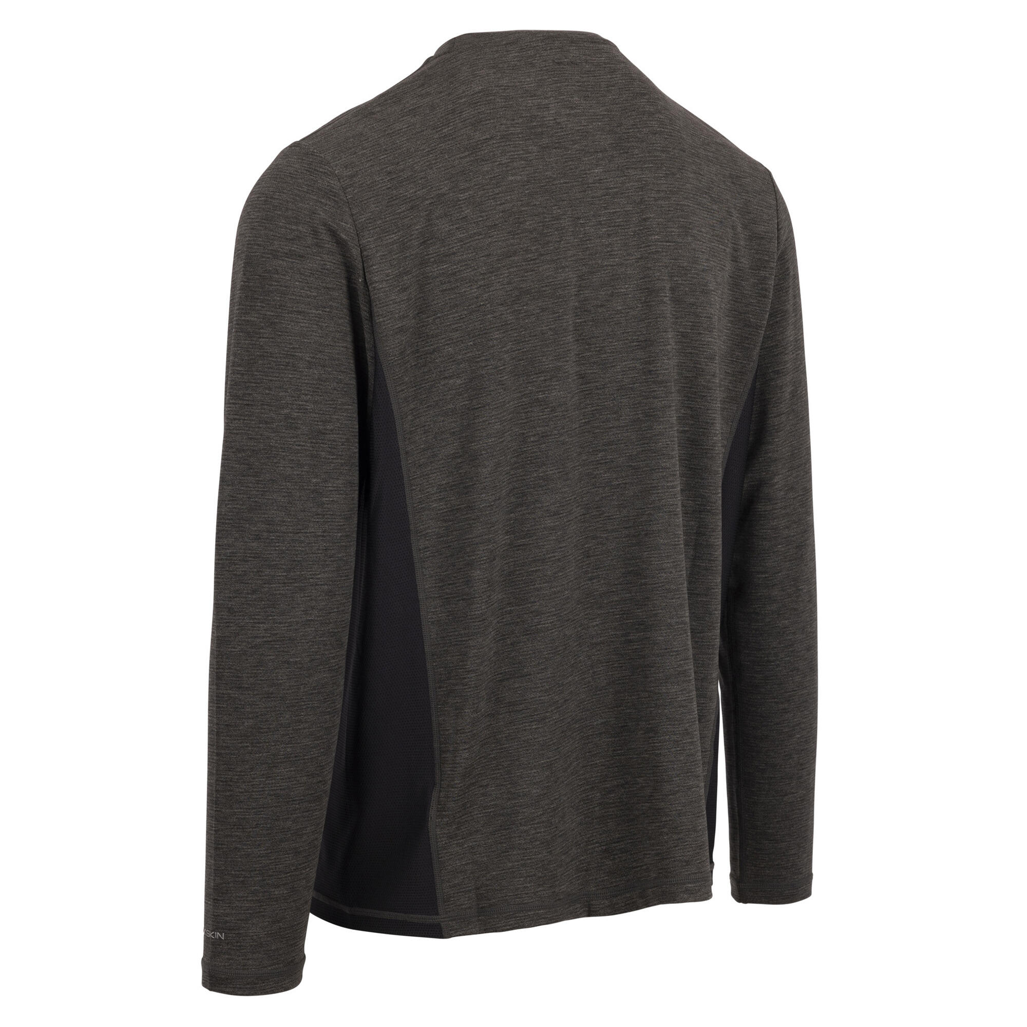 Tshirt Manches Longues CHARLIE Homme (Gris Foncé Chiné) 2/3