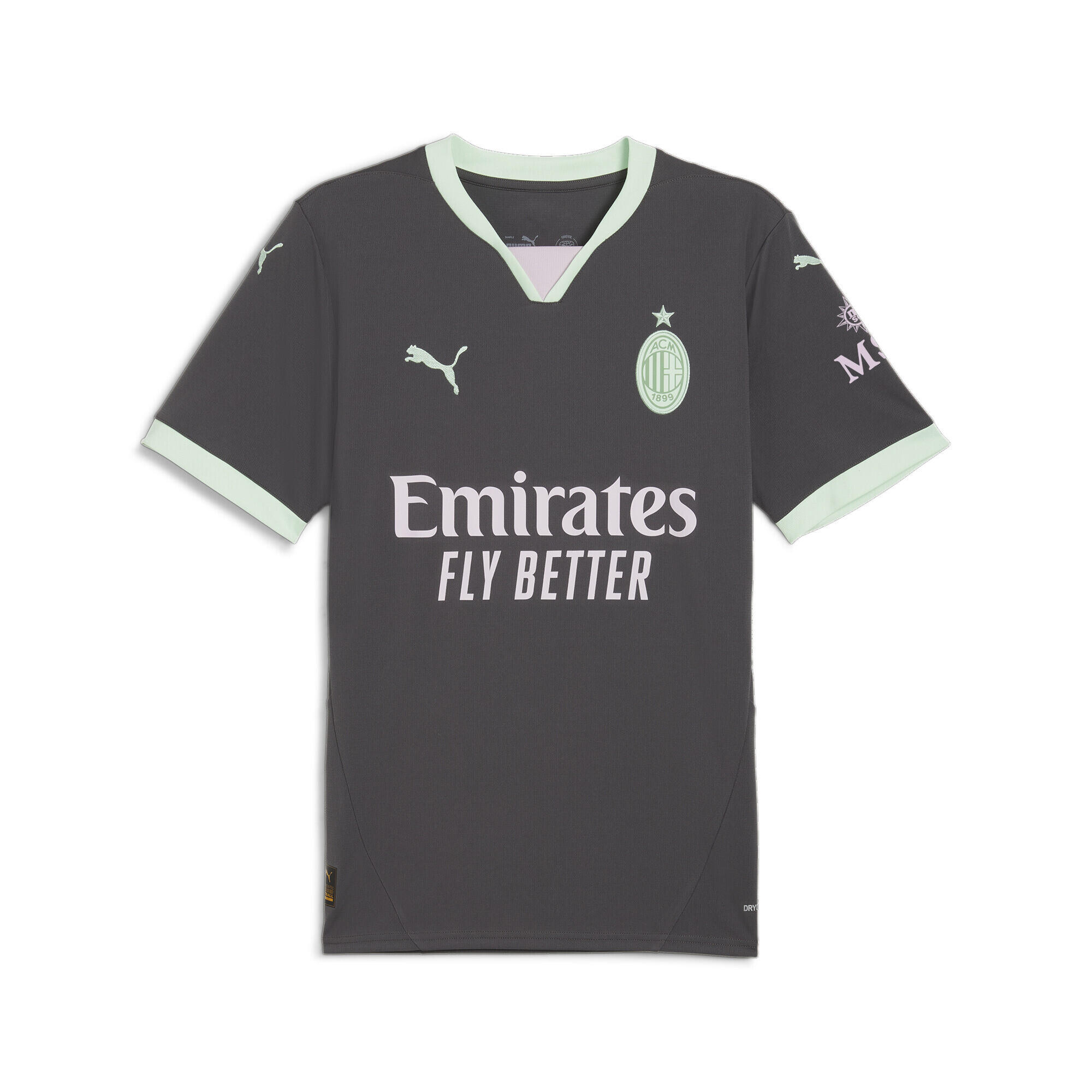 PUMA Camiseta AC Milan 3.ª equipación 24/25 Hombre PUMA Shadow Gray Fresh Mint Green
