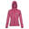 Dames Newhill Marl Fleecejas met capuchon (Flamingo Roze/Grijs)