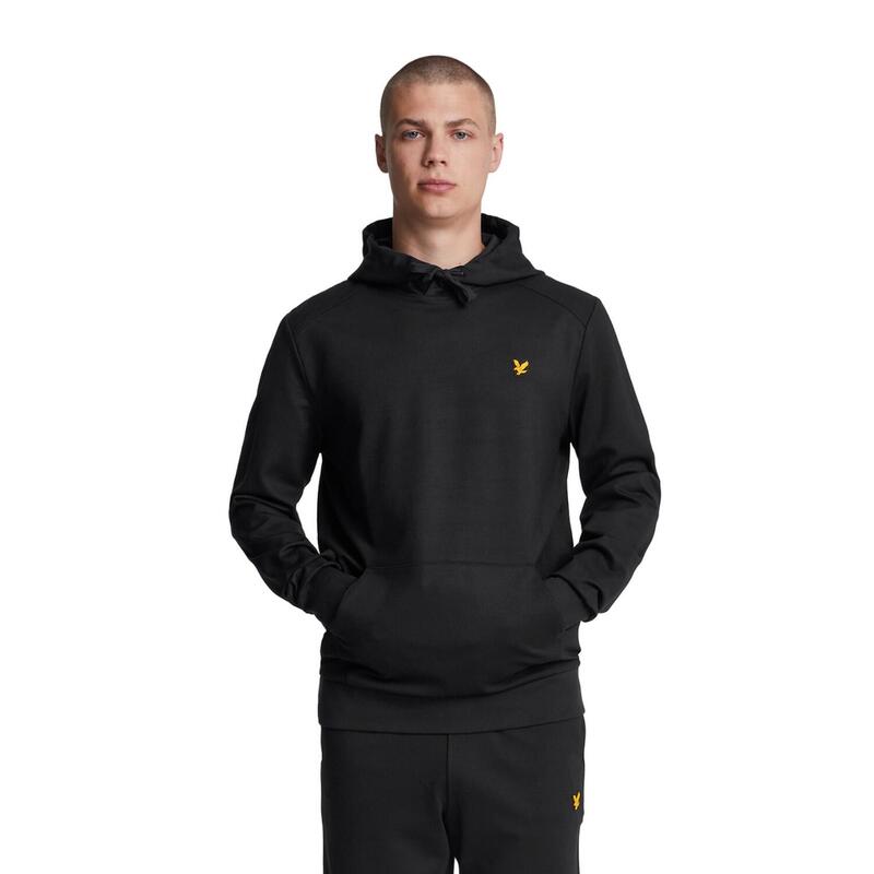 Kapuzenpullover für Sport Herren Pechschwarz