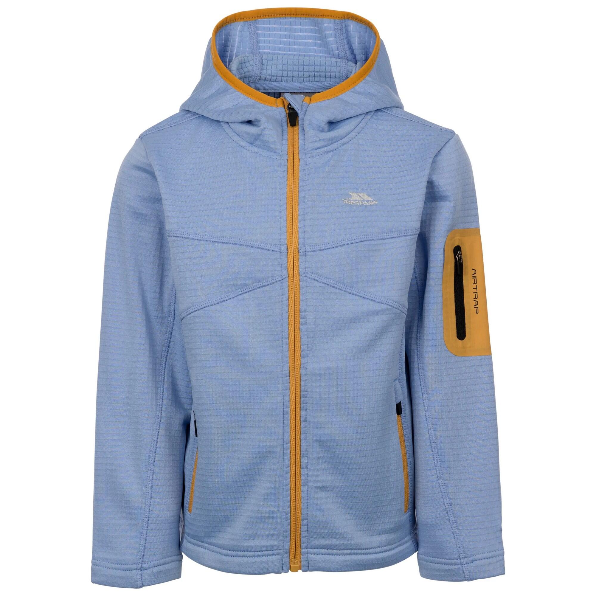 Trespass - Veste Polaire Timorous Enfant (bleuet) - Sweat-shirt - Bleu|gris - 8 À 10 Ans - Decathlon