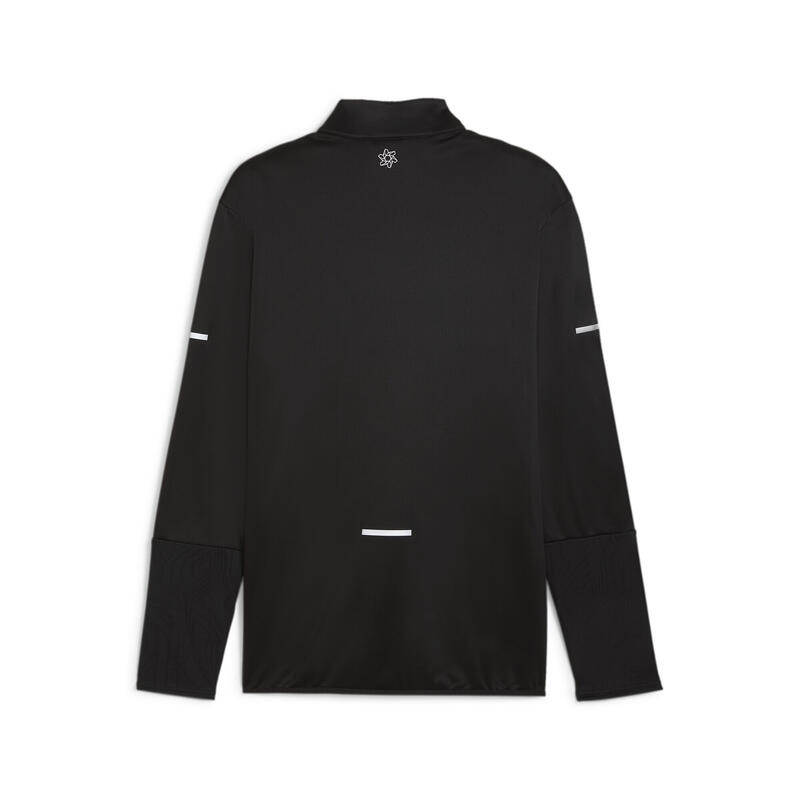 Haut à 1/4 zip individualWinterised Homme PUMA Black