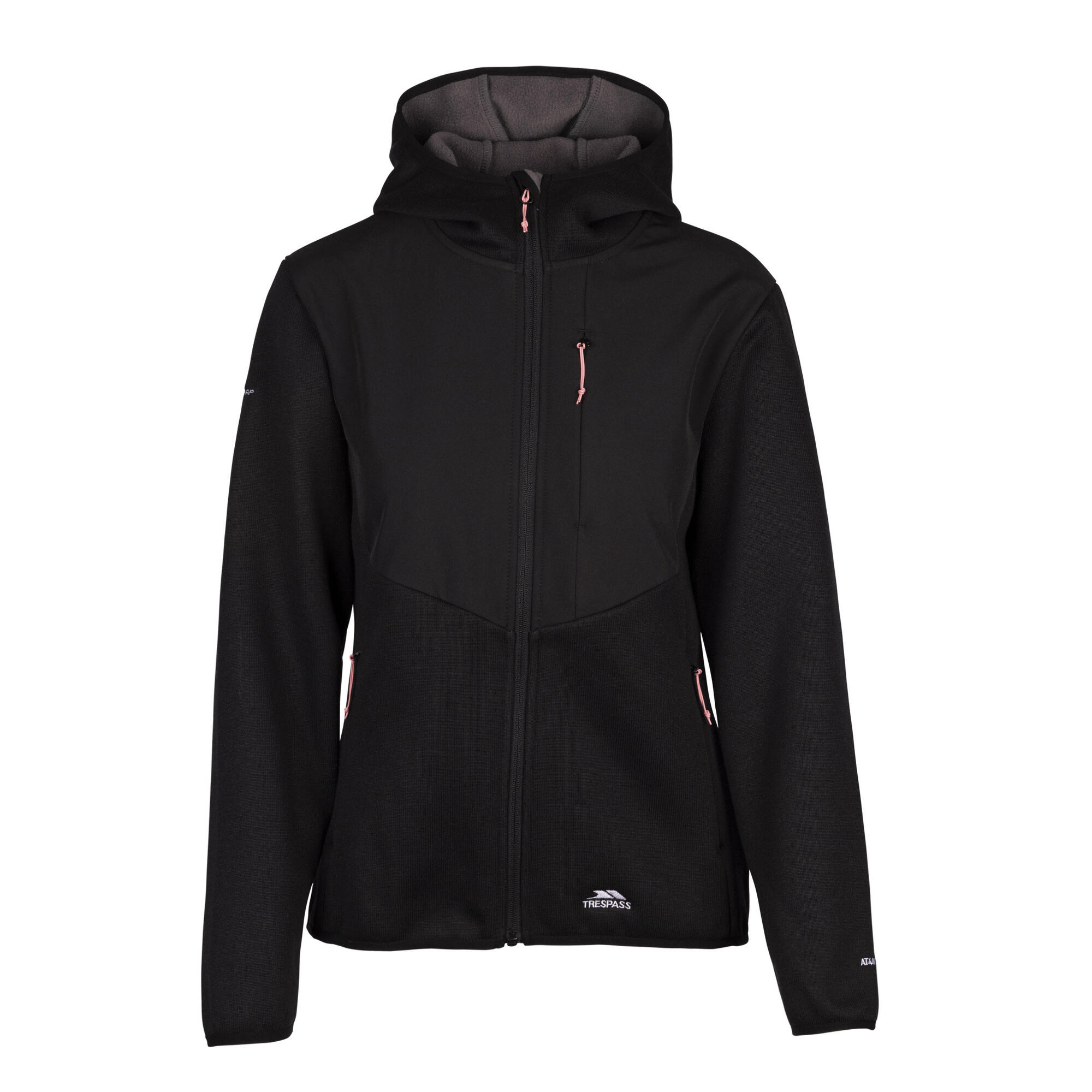 TRESPASS Casaco Tierra Fleece para senhora/senhora Preto