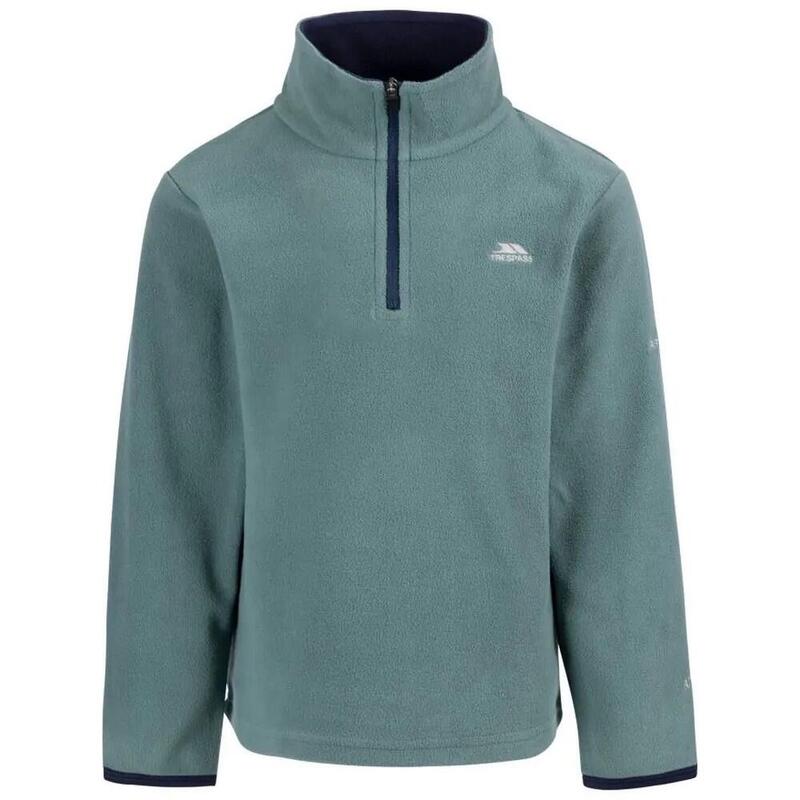 Jongens Etto Half Zip Fleece Sweater (Sparrengroen)