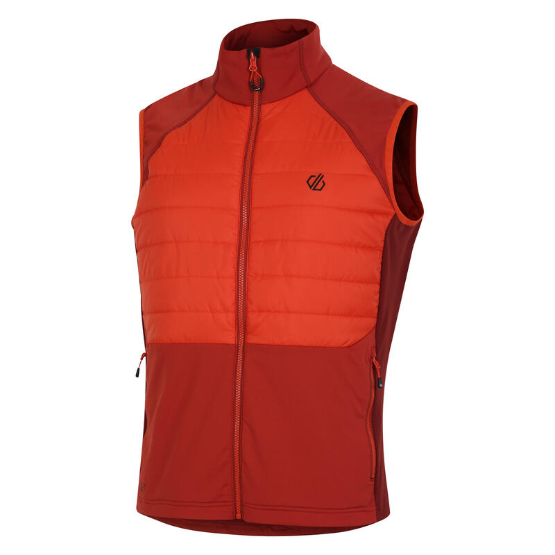 Veste Sans Manches DESCENDING Homme (Cannelle / Rouge Toscan)