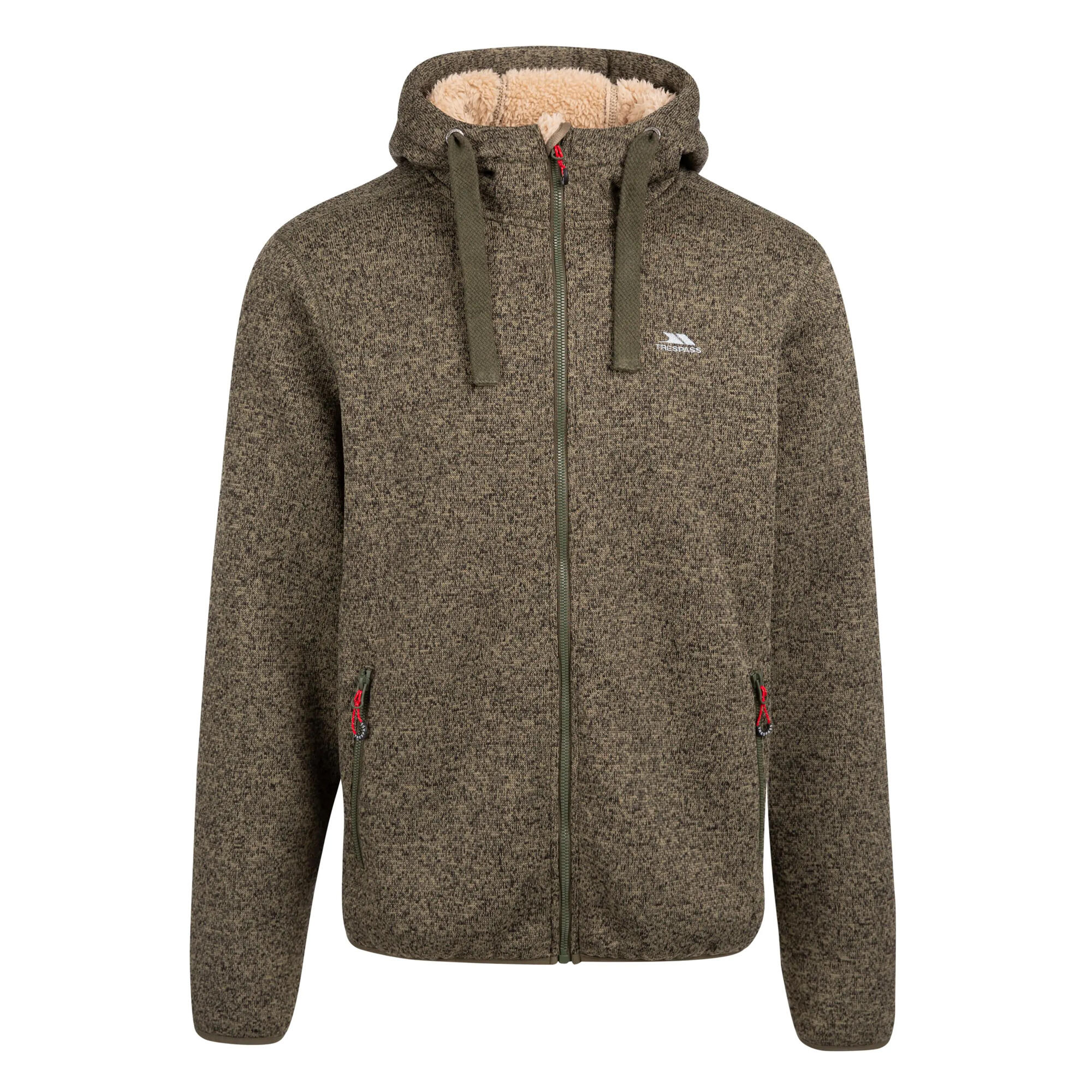 Men's TABLEYPIPE fleece jacket (Khaki Chiné)