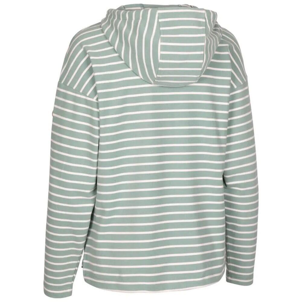 Felpa Con Cappuccio Donna Trespass Softly Nebbia Verde Acqua 2/5