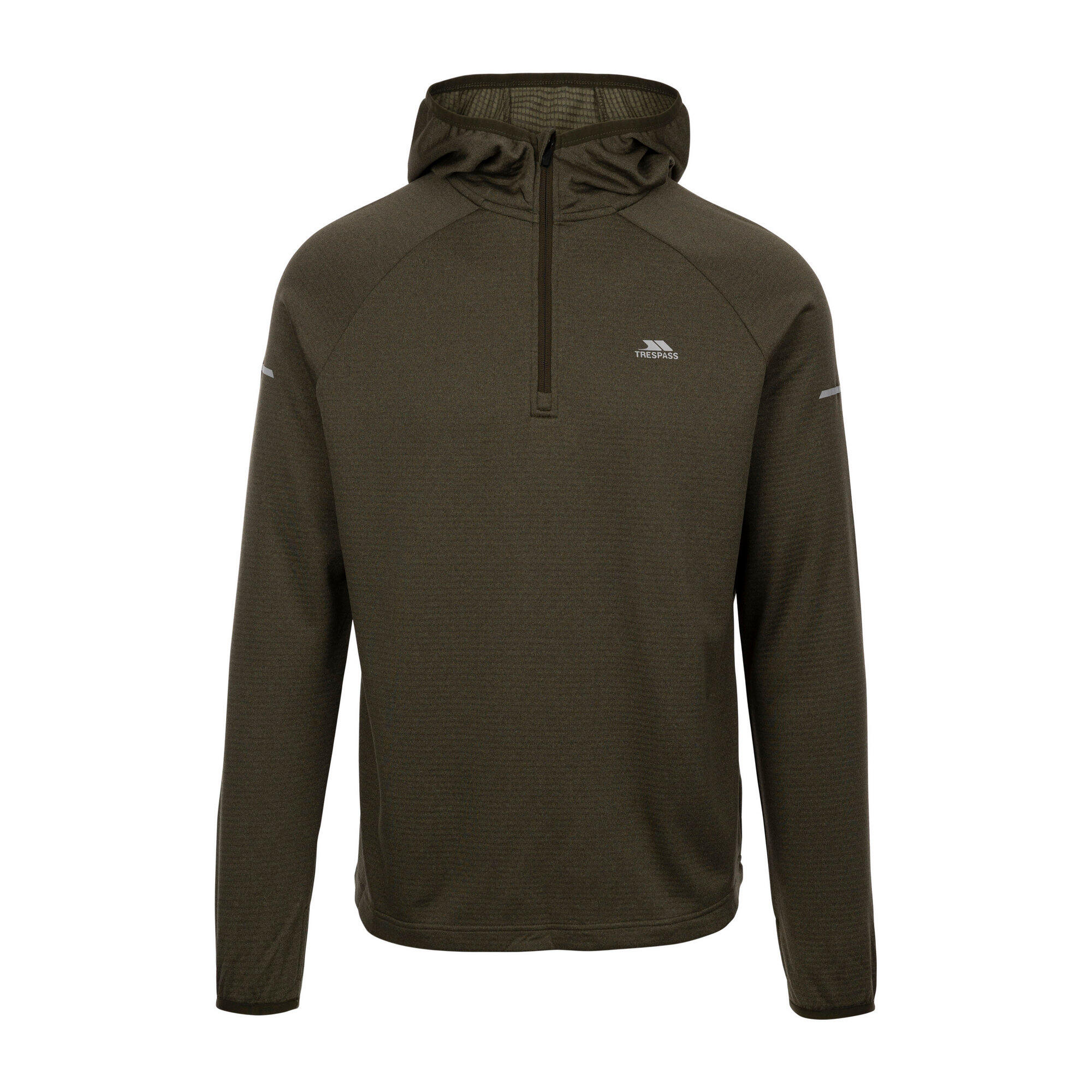 TRESPASS Mens Montgo Active Hoodie (Dark Vine)