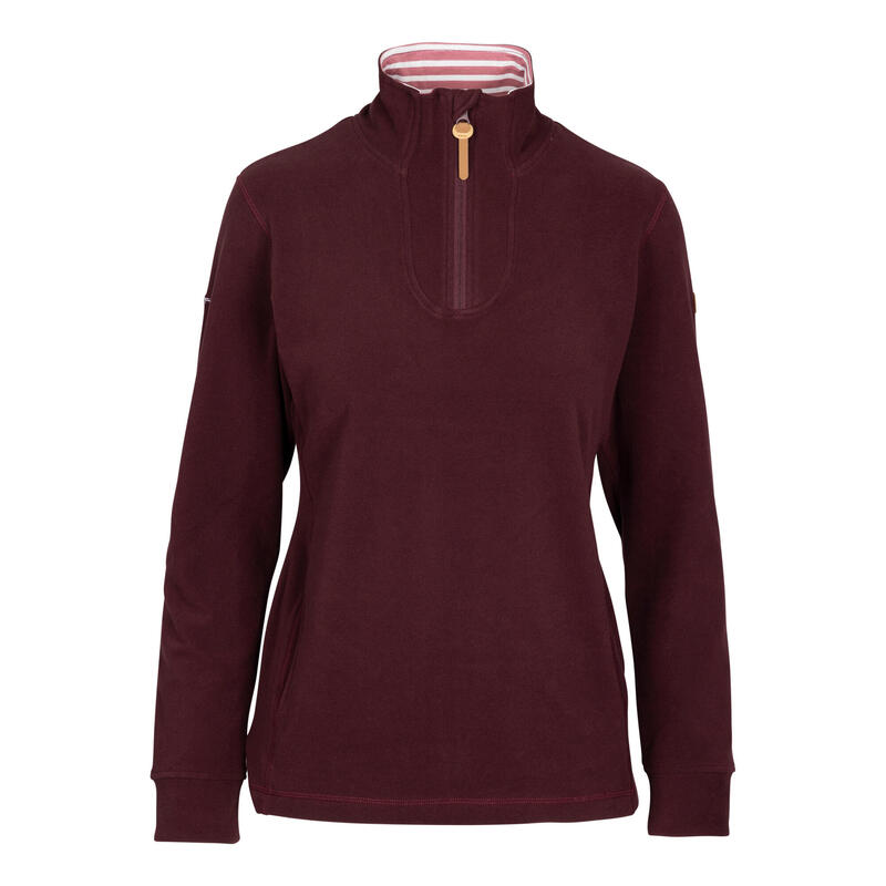 Dames Groot Hart Fleece (Mulberry)