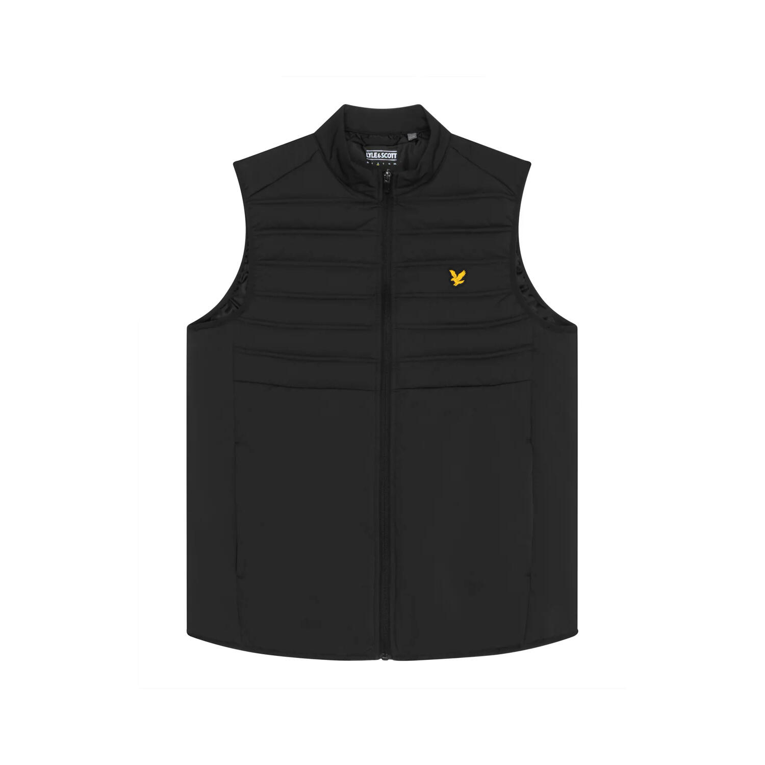 Men's sleeveless jacket (Bright black)