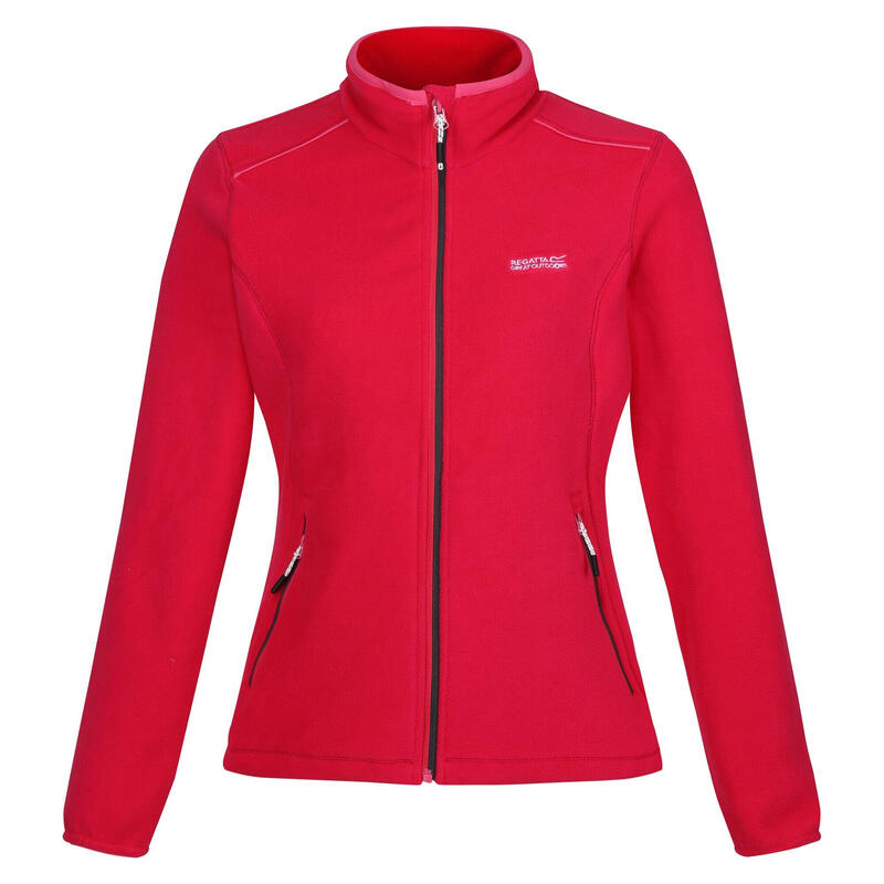 Dames Floreo IV Full Zip Fleece Jas (Roze toverdrank/Flamingo Roze)