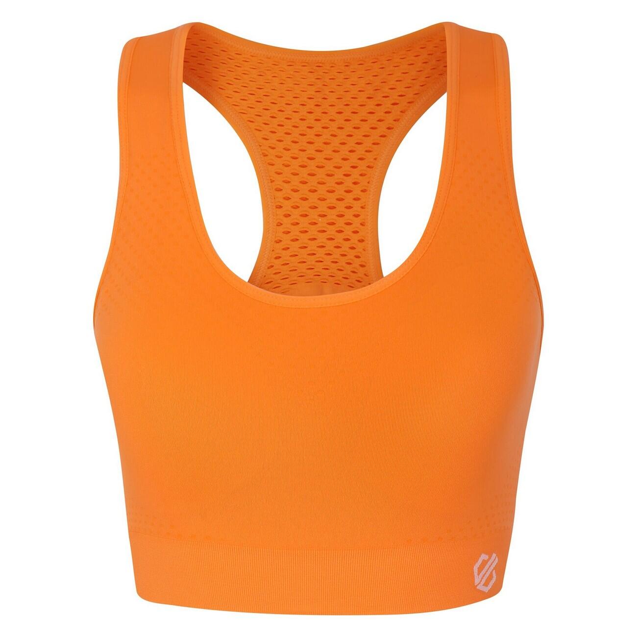Dare 2b - Brassière De Sport Don't Sweat It Femme (orange Vif) - Brassière - Orange - 36 Xs - Decathlon