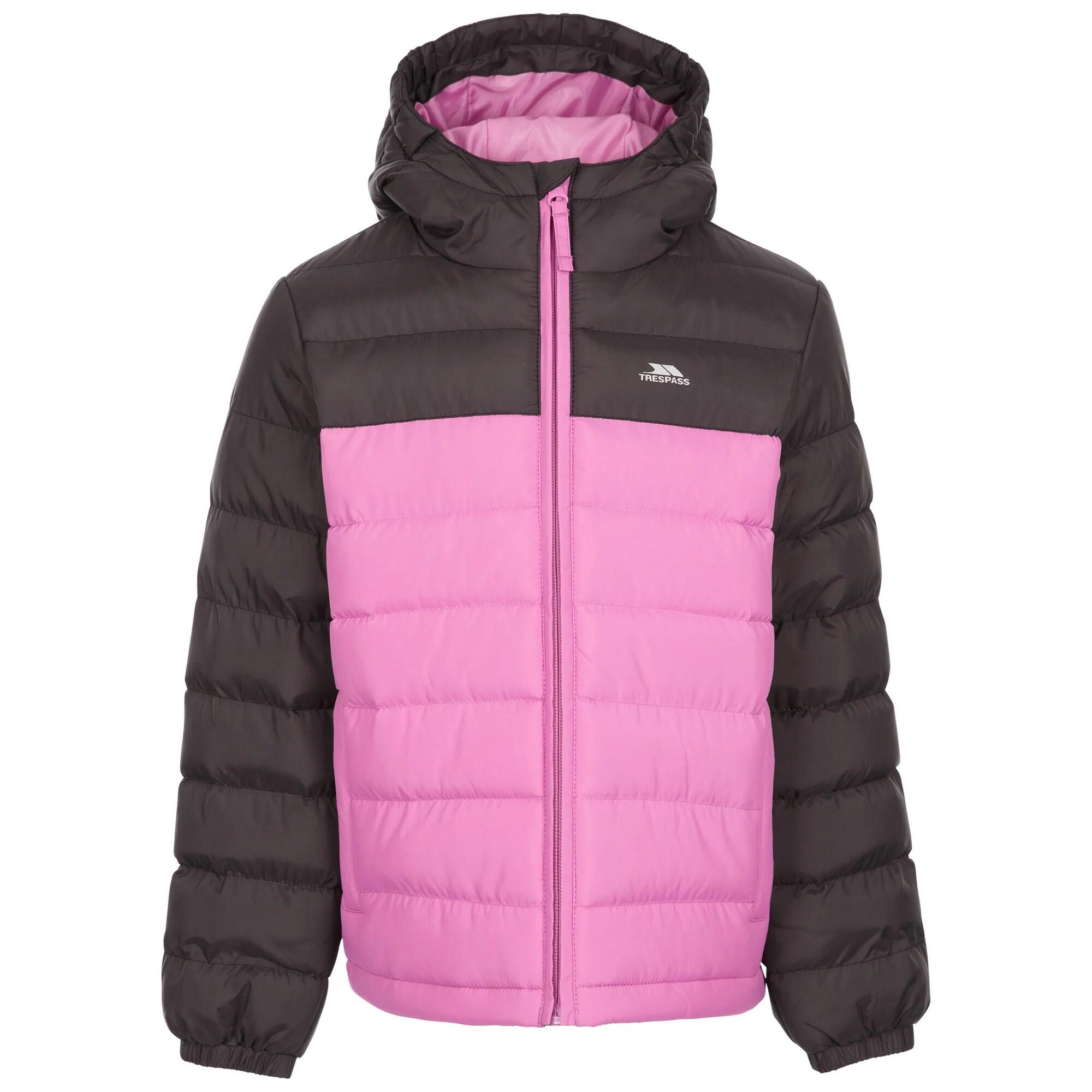 OSKAR Children's quilted jacket (Dark pink)