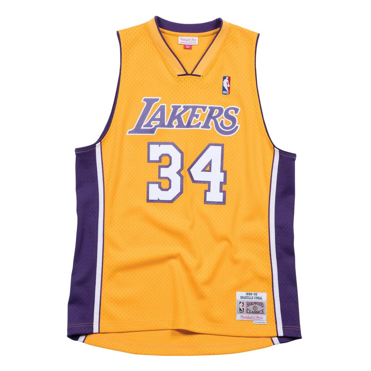 Maillot NBA Los Angeles Lakers 1999/00 Shaquille O'Neal 1/4