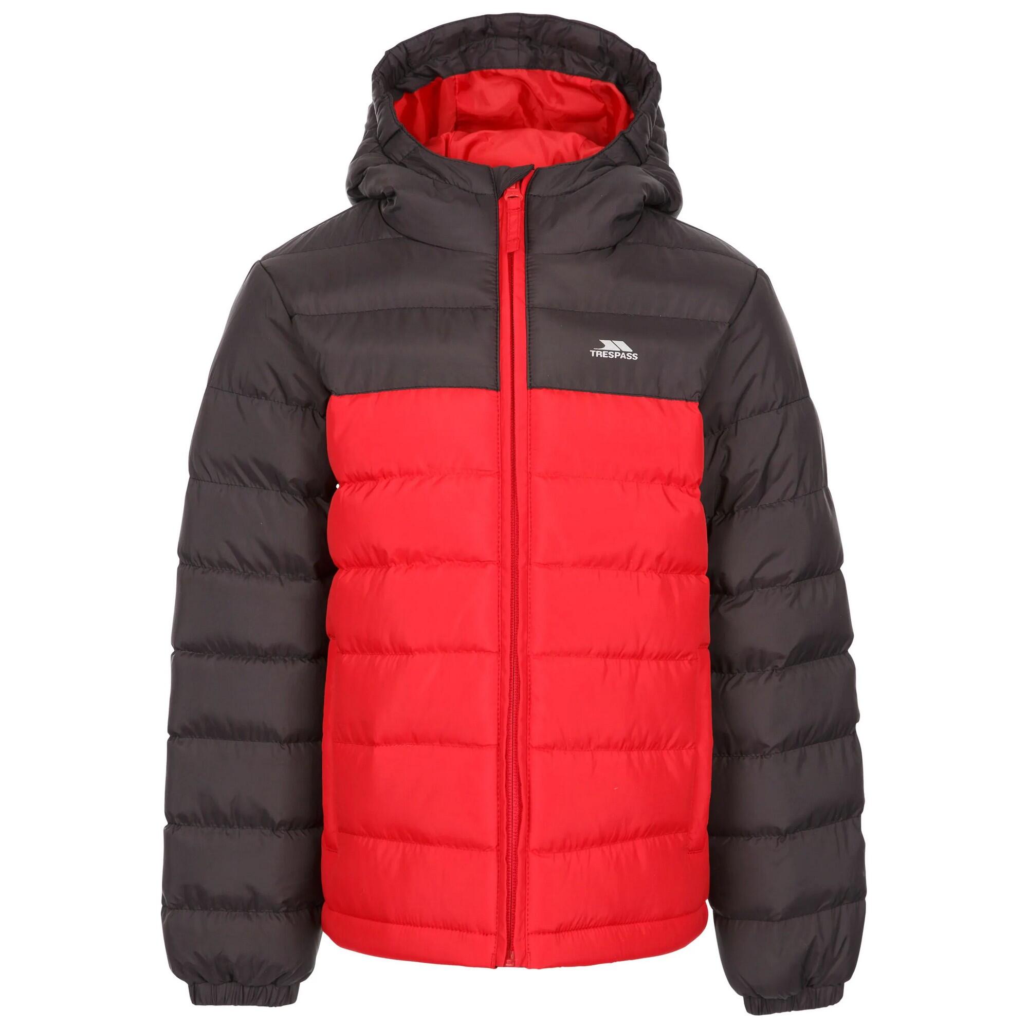 Trespass - Veste Matelassée Oskar Enfant (rouge) - Doudoune Synthétique - Rouge - 2-3 Ans - Decathlon