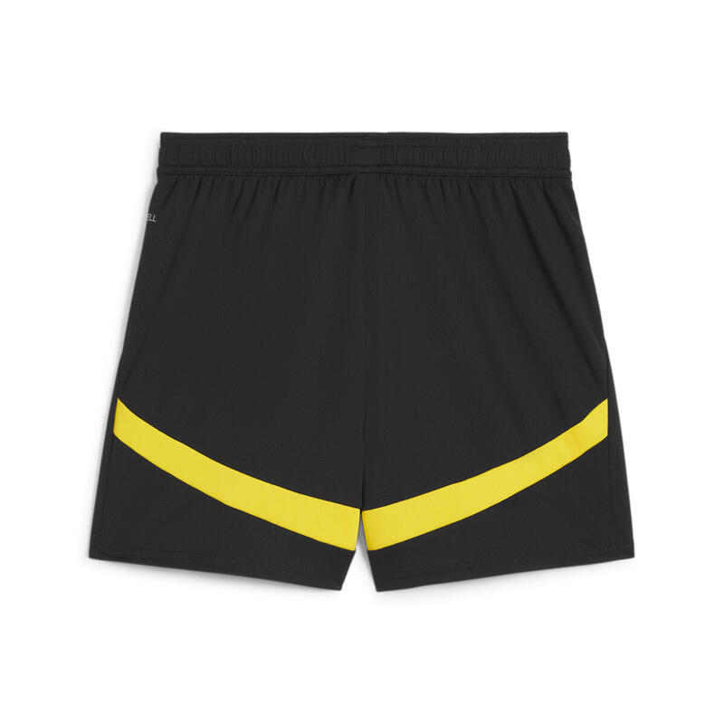 Borussia Dortmund 24/25 short voor dames PUMA Black Faster Yellow