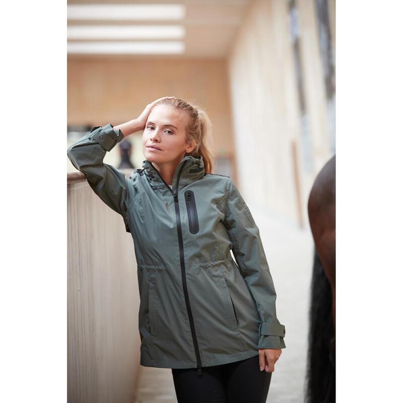 Veste imperméable équitation femme Catago Roy