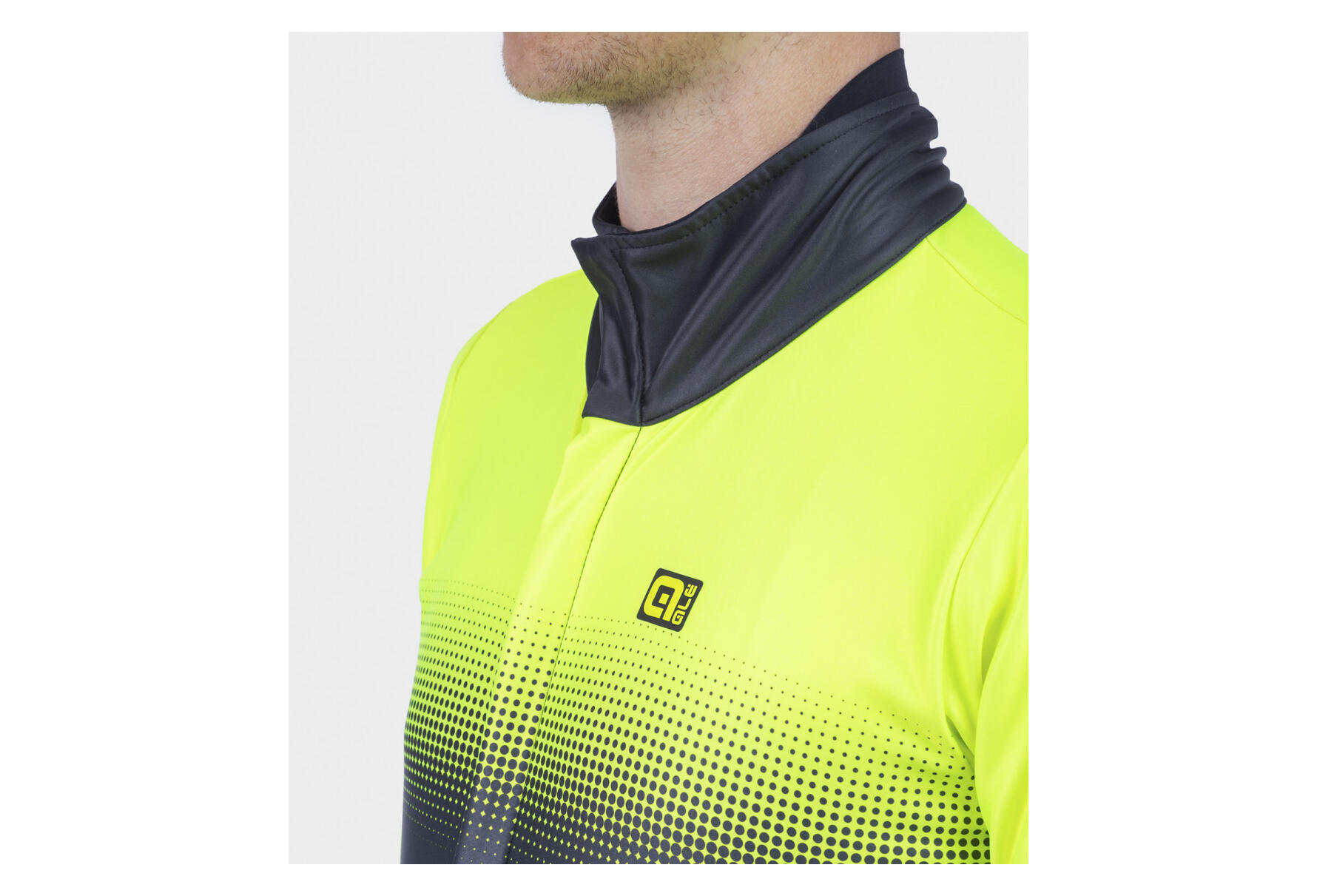 Veste Manches Longues Alé Gradient Noir/Jaune Fluo 4/7