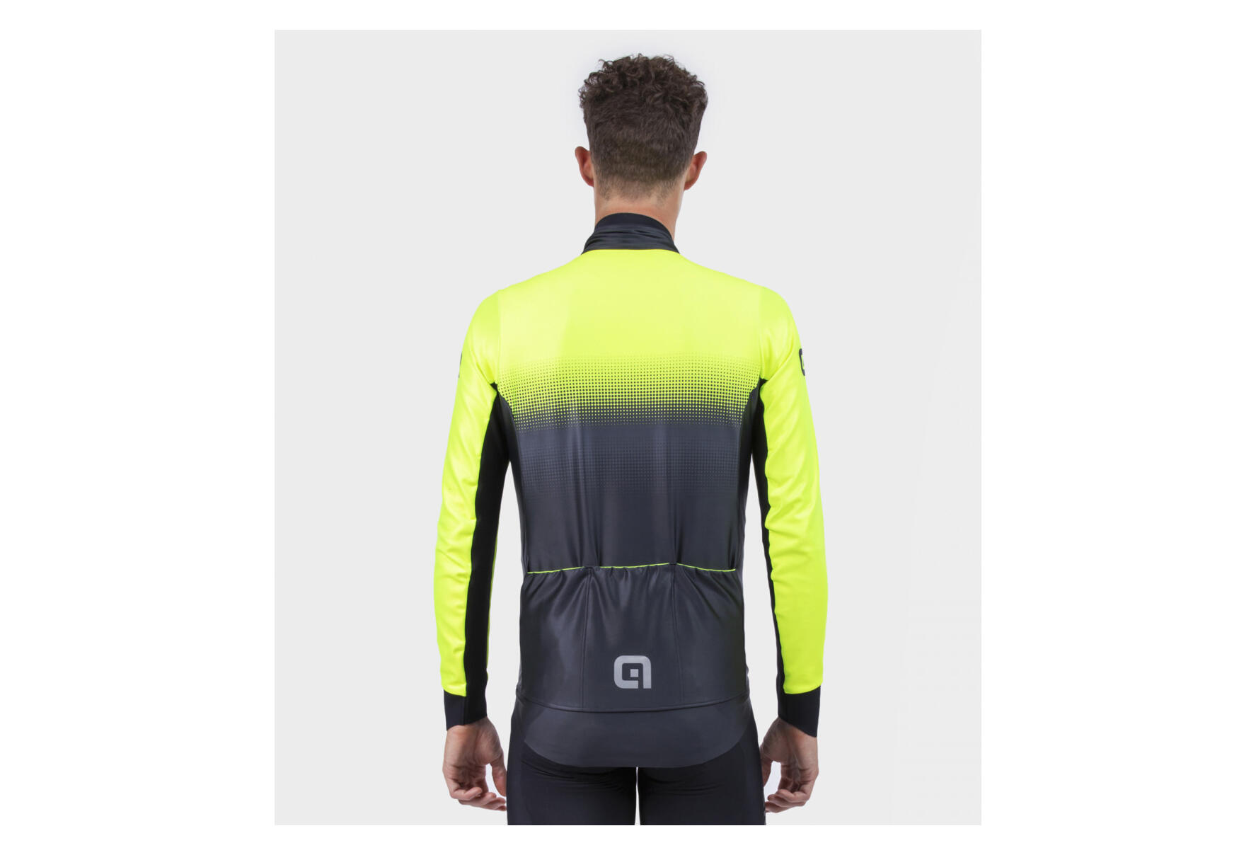 Veste Manches Longues Alé Gradient Noir/Jaune Fluo 3/7