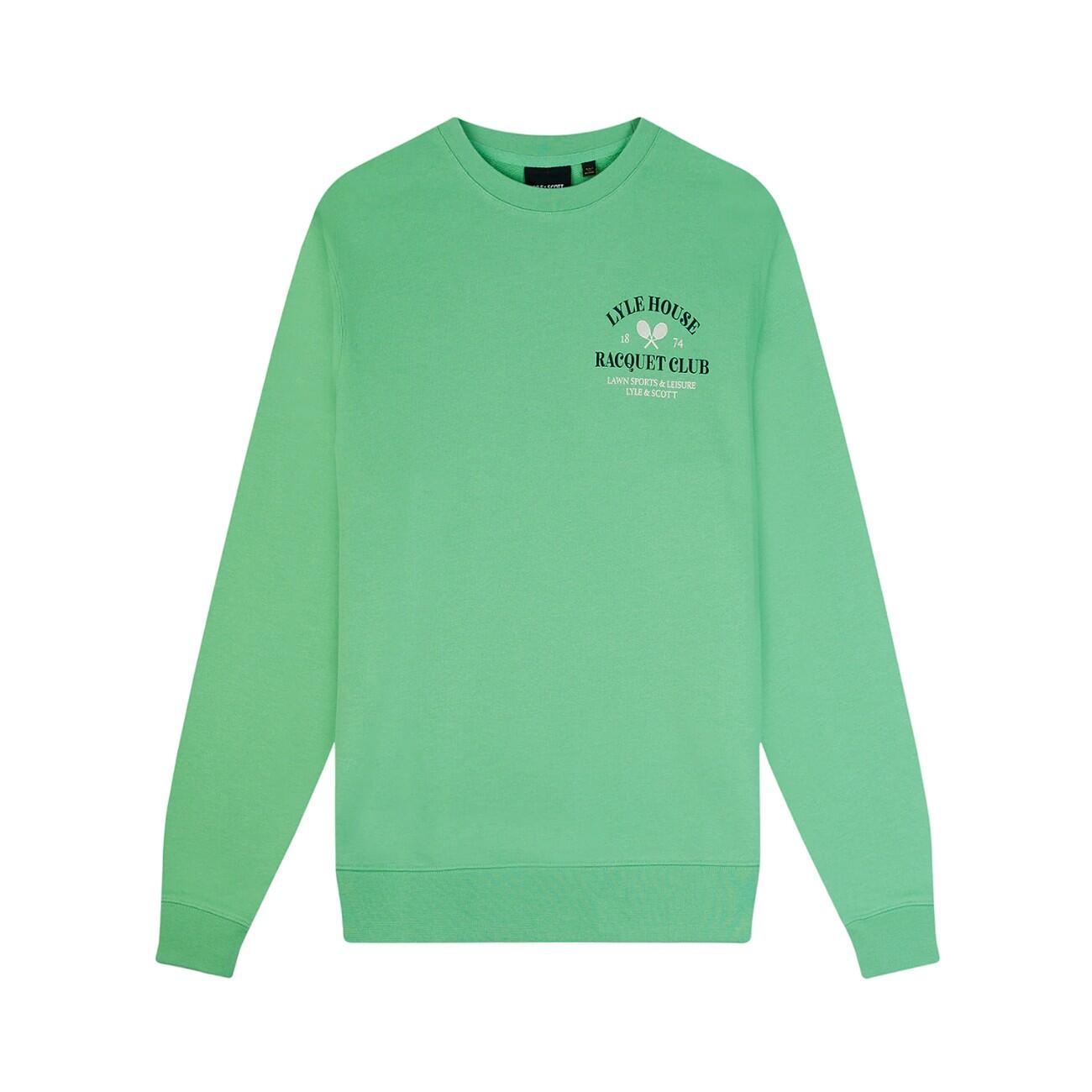 Men's RACQUET CLUB sweatshirt (Lawn green)