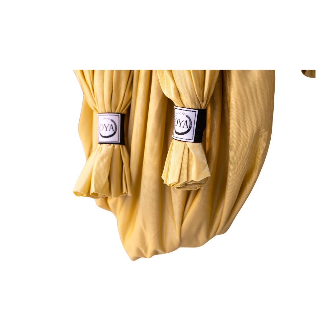 Oya Yoga - Tissu Oya Yoga Or Soleil Pour Yoga Aérien Classique 5 Mètres - Balançoire - Jaune|orange - Decathlon