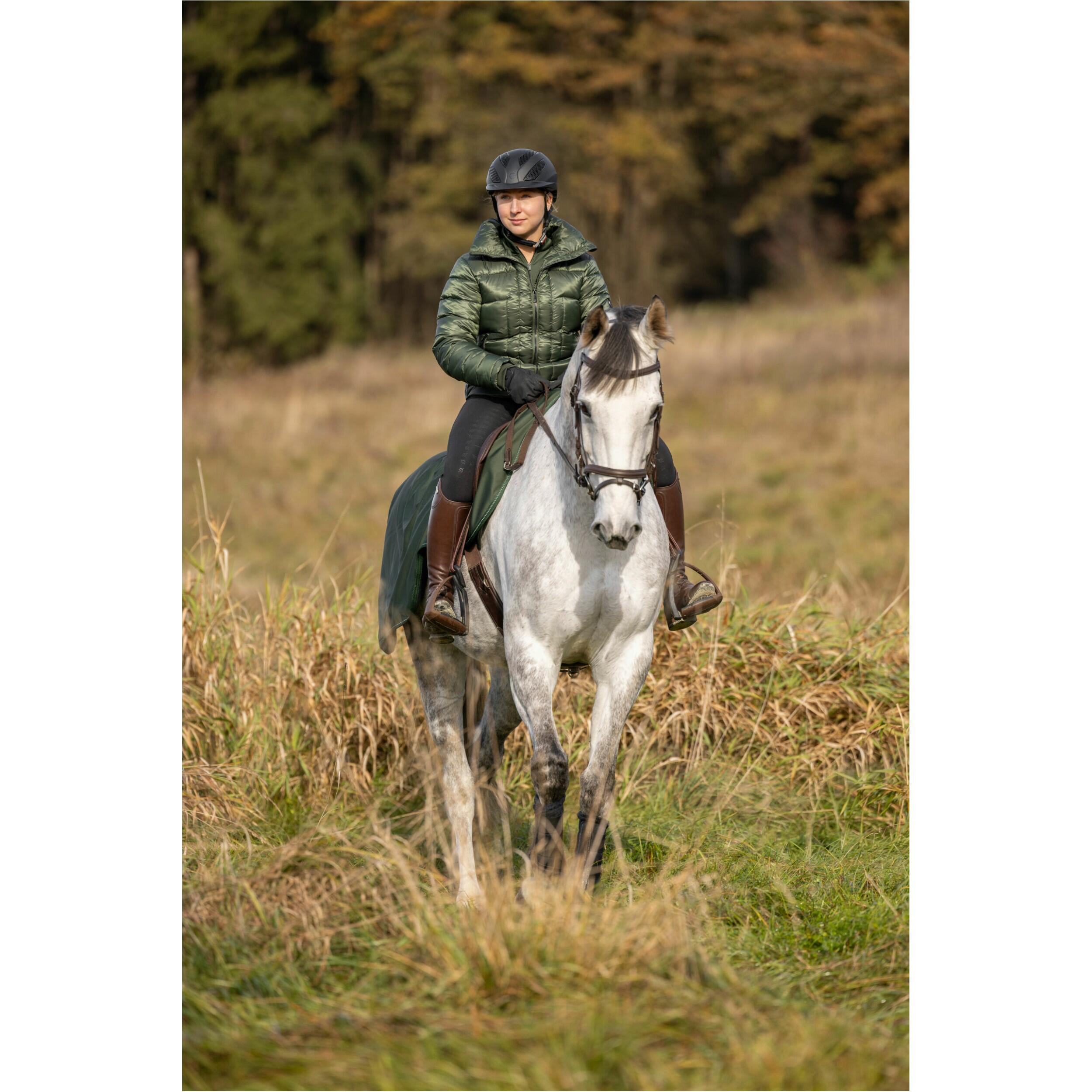 Ausreitdecke H/W24 opal green 4/4