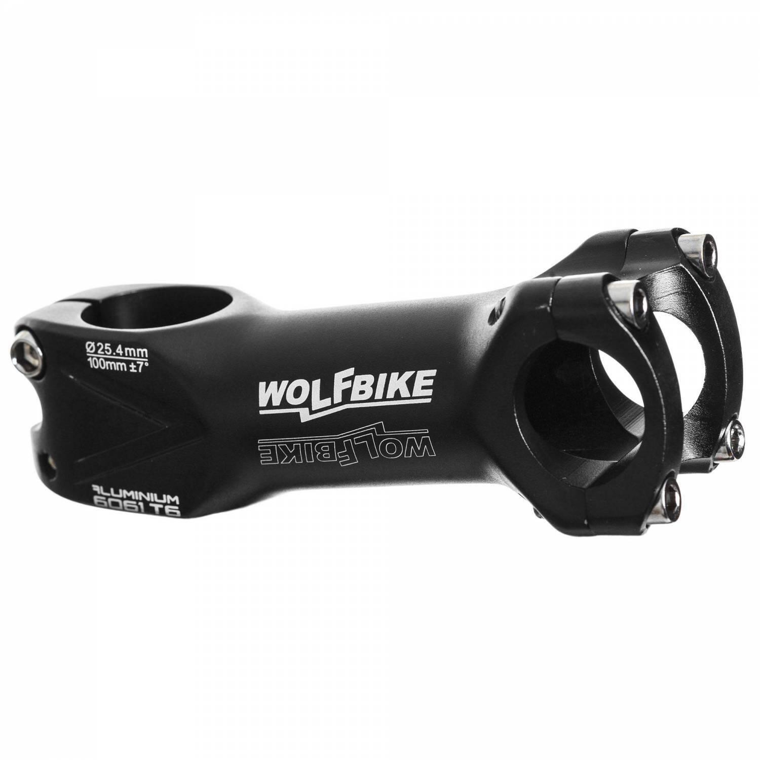 WOLFBIKE Attacco manubrio in alluminio, inclinazione +/-7 Wolfbike Laser