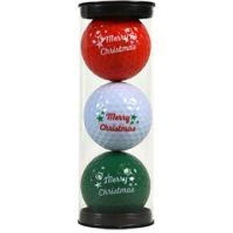 Lot de 3 balles de golf fantaisie imprimé merry X-mas Legend