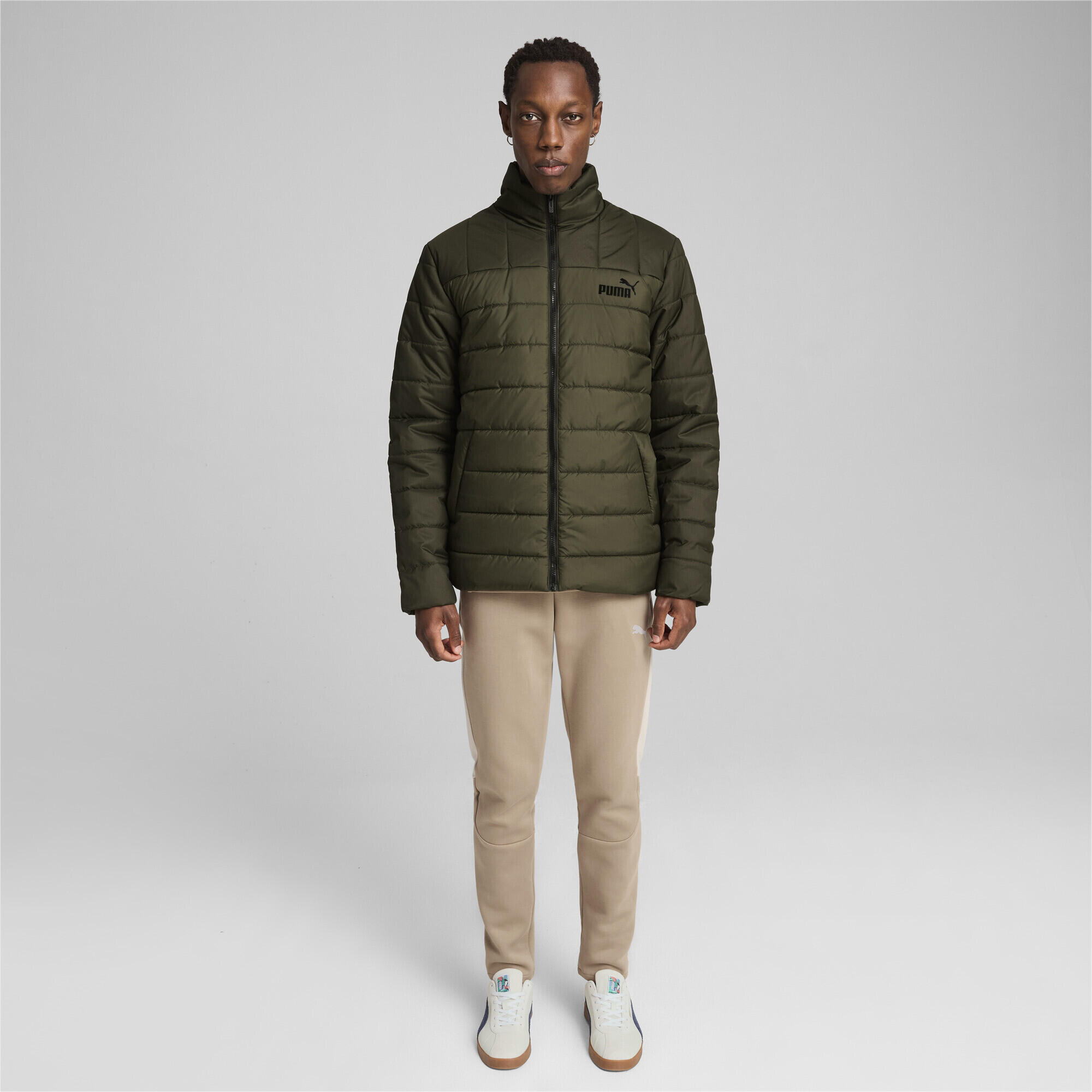Essentials+ Wattierte Jacke Herren PUMA Dark Olive Green 4/8