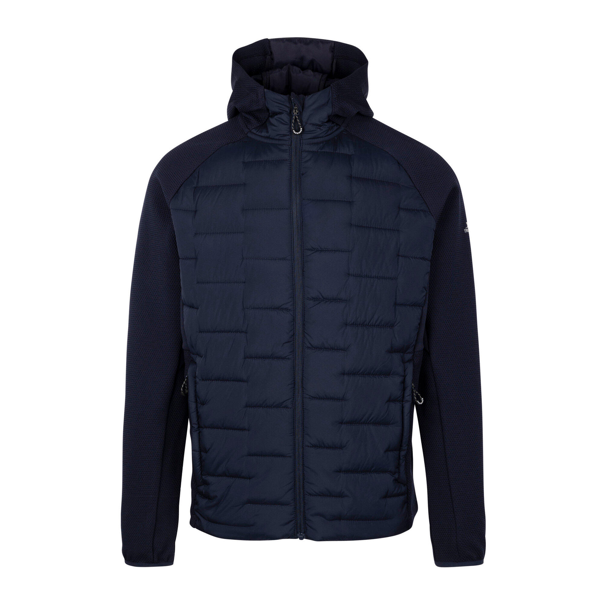 Felpa Con Cappuccio Ibrida Uomo Trespass Heber Blu Navy 1/5