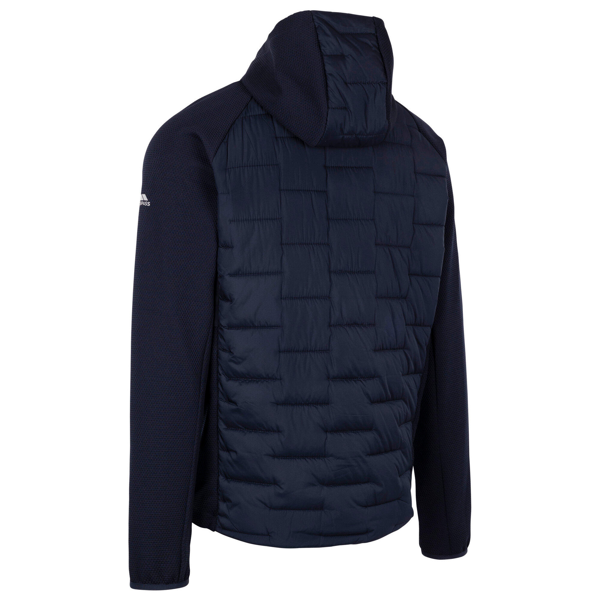 Felpa Con Cappuccio Ibrida Uomo Trespass Heber Blu Navy 2/5