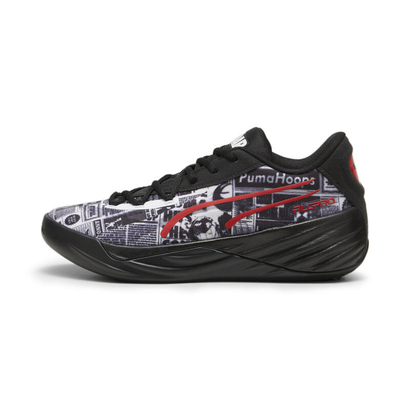 All-Pro NITRO™ Media Day basketbalschoenen PUMA Black White For All Time Red