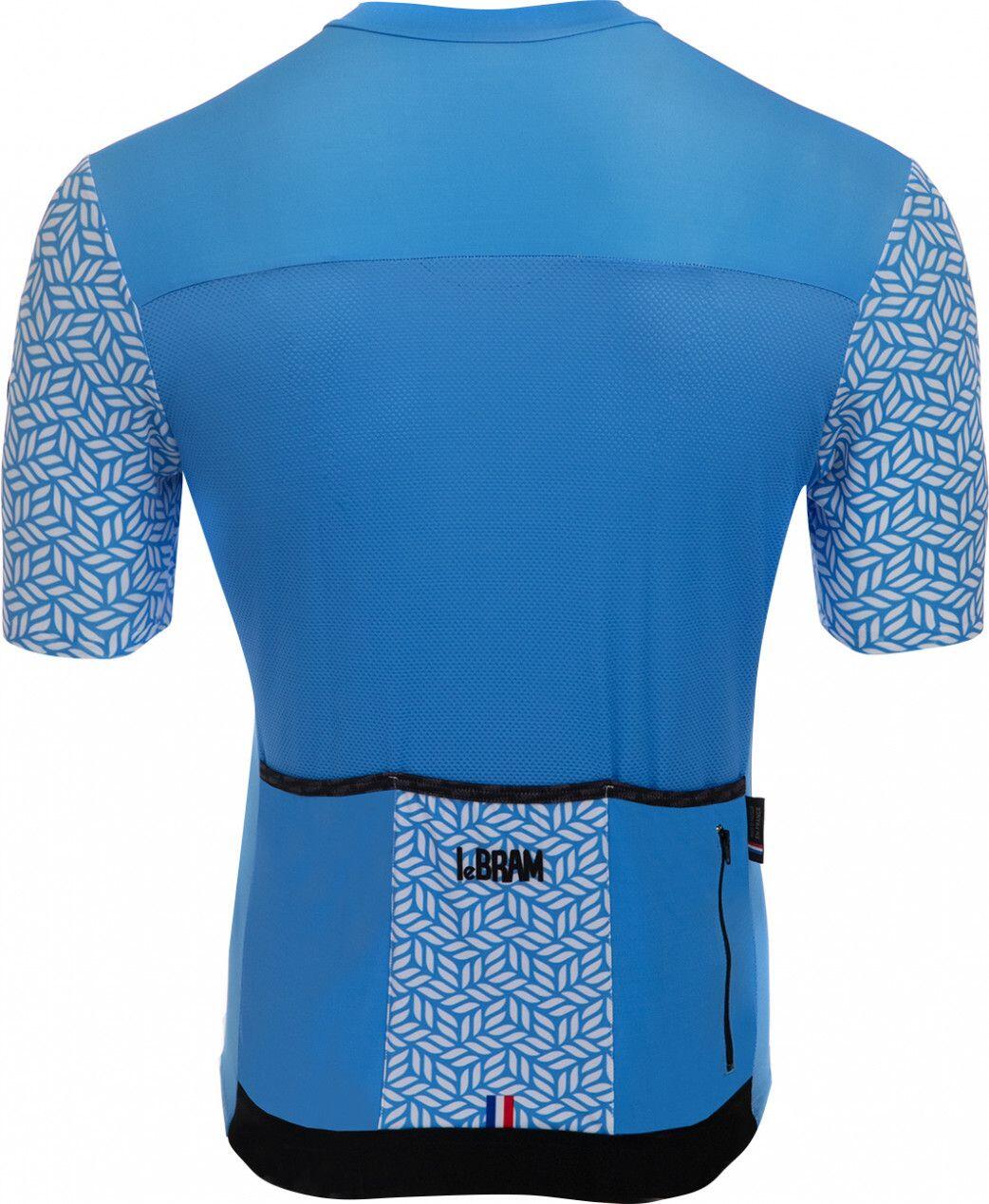 LeBram Kurzarmtrikot Aspin Bleu Azur A ro 4/7