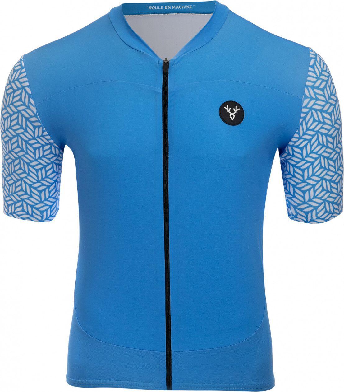 LeBram Kurzarmtrikot Aspin Bleu Azur A ro 3/7