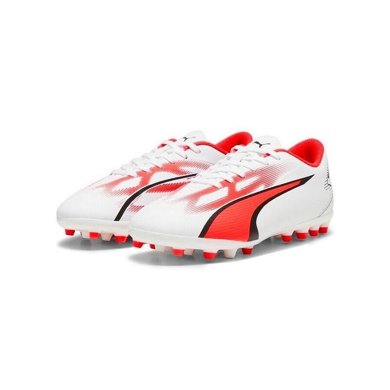 Botas de Fútbol PUMA ULTRA PLAY MG. White-black-fire. 107527 01