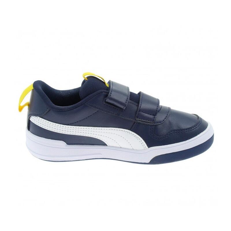 PUMA Multiflex SL V Zapatillas para niños con tira autoadhesiva Azul Marino/Bra