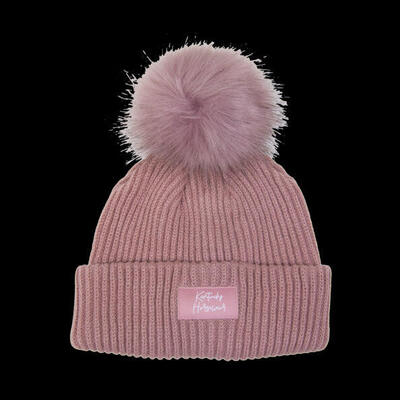 Dames muts met pompon kentucky